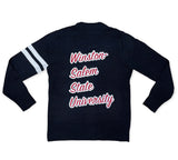 WSSU Black 2-Stripe Cardigan